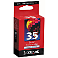 Lexmark™ 35 High-Yield Tri-Color Ink Cartridge, 18C0035