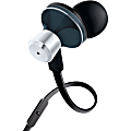 GOgroove Professional Series AudiOHM iDX Black - Ergonomic Earbuds with Hands-free Mic