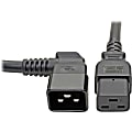 Tripp Lite Heavy-Duty Computer Power Extension Cord for Servers and Computers - 20A, 12AWG (IEC-320-C19 to Right Angle IEC-320-C20) 2-ft. 1 thumbnail image