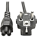 Tripp Lite 6ft 2-Prong Computer Power Cord European Cable C5 to SCHUKO CEE 7/7 Plug 2.5A 6' - Cord (C5 to SCHUKO CEE 7/7) 6-ft. 1 thumbnail image