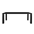 Eurostyle Abby Dining Table, 30”H x 84-1/2”W x 36”D, Black 1 thumbnail image