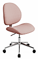 Realspace® Brigsley Fabric Low-Back Task Chair, Pink/Chrome 1 thumbnail image