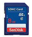 SanDisk® SDHC™ Memory Card, 8GB, DV7766