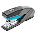 Swingline® Optima® 25 Reduced Effort Stapler, 25 Sheets Capacity, Blue/Gray