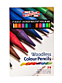 Koh-I-Noor Progresso Woodless Colored Pencils, 24-Piece Set, Assorted Colors, Pack Of 2 Sets