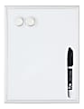 Office Depot® Brand Mini Magnetic Dry-Erase Whiteboard, 8-1/2" x 11", Aluminum Frame With Silver Finish