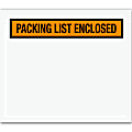 Tape Logic® "Packing List Enclosed" Envelopes, Panel Face, 7" x 6", Orange, Pack Of 1,000 1 thumbnail image