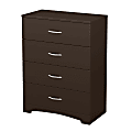 South Shore Step One 4-Drawer Chest, Chocolate 1 thumbnail image