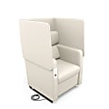 OFM Morph Series Soft Seating Chair, Linen/Chrome 1 thumbnail image