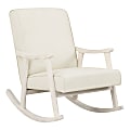 Office Star™ Gainsborough Rocker, Linen/Brushed Brown 1 thumbnail image