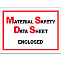 Office Depot® Brand "MSDS Enclosed" Packing List Envelopes,Full Face, 6 1/2" x 5", Pack Of 1,000