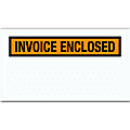 Office Depot® Brand "Invoice Enclosed" Envelopes, Panel Face, 5 1/2" x 10", Orange, Pack Of 1,000