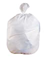 Heritage Low-Density Can Liners, 0.75-mil, 60 Gallons, 58" x 38", White, Case Of 100 Liners