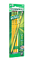 Ticonderoga® Woodcase Pencils, #2 Lead, Soft, Pack of 4