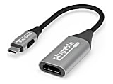 Plugable - Adapter cable - 24 pin USB-C male to HDMI male - 4K support 1 thumbnail image