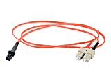 C2G 8m MTRJ-SC 62.5/125 OM1 Duplex Multimode PVC Fiber Optic Cable - Orange - Patch cable - MT-RJ multi-mode (M) to SC multi-mode (M) - 8 m - fiber optic - duplex - 62.5 / 125 micron - OM1 - molded - orange
