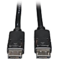 Eaton Tripp Lite Series DisplayPort Cable with Latching Connectors, 4K 60 Hz (M/M), Black, 3 ft. (0.91 m) - P580003 1 thumbnail image