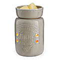 Candle Warmers Etc Midsize Illumination Fragrance Warmer, 6-7/16" x 4-5/8", Faith Family Friends