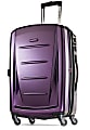 Samsonite® Winfield 2 Polycarbonate Rolling Spinner, 28"H x 19"W x 12"D, Purple 1 thumbnail image