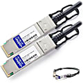 AddOn Brocade 40G-QSFP-QSFP-C-0501 Compatible TAA Compliant 40GBase-CU QSFP+ to QSFP+ Direct Attach Cable (Active Twinax, 5m) - 100% application tested and guaranteed compatible