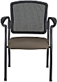 WorkPro® Spectrum Series Mesh/Vinyl Stacking Guest Chair With Antimicrobial Protection, With Arms, Java, Set Of 2 Chairs, BIFMA Compliant 1 thumbnail image