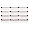 Iris® Stack & Pull™ Storage Boxes, 1.45 Gallon, Clear/Gray, Set Of 12 Boxes 1 thumbnail image