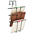 Office Depot® Brand Partition Wire Triple File Pocket, Black 1 thumbnail image