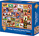 Willow Creek Press 1,000-Piece Puzzle, Vintage Equestrian Stamp Posters