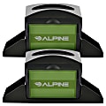 Alpine Tabletop Interfold Napkin Dispensers With Caddies, Black, Pack of 2 Caddies