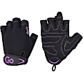 GoFit Xtrainer Exercise Gloves - Small Size - Synthetic Leather, Velcro Closure, Lycra Back - Purple, Black