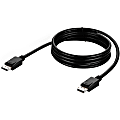 Belkin® DP 1.2a To DP 1.2a Video KVM Cable, 6 ft, Black