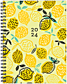 2024 Willow Creek Press Softcover Weekly/Monthly Planner, 6-1/2" x 8-1/2", Lots of Lemons, January To December