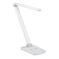 Safco® Vamp LED Wireless Charging Lamp, 16-3/4"H, White
