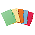 Office Depot® Brand Top Tab Color File Folders, 1/3 Cut, Letter Size, Spring Colors, Pack Of 100