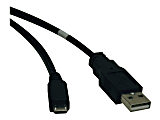 Eaton Tripp Lite Series USB 2.0 A to Micro-B Cable (M/M), 10 ft. (3.05 m) - USB cable - USB (M) to Micro-USB Type B (M) - USB 2.0 - 10 ft - black