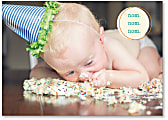 Viabella Fun Birthday Greeting Card With Envelope, Nom Nom Nom, 5" x 7" 1 thumbnail image