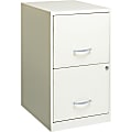 Lorell® SOHO 18"D 2-Drawer Lateral File Cabinet, White