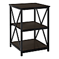 Monarch Specialties Dorothy Accent Table, 26"H x 18"W x 18"D, Espresso/Black 1 thumbnail image