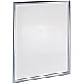 Azar Displays Plastic Vertical/Horizontal Snap Frame Sign Holder, 36"H x 24"W x 3/4"D, Silver 1 thumbnail image