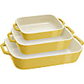 Staub 3-Piece Baking Dish Set, Citron 1 thumbnail image
