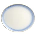 Martha Stewart Oval Stoneware Serving Platter, 13-5/8”, Blue 1 thumbnail image