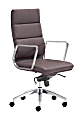 Zuo Modern® Engineer High-Back Office Chair, Espresso/Chrome 1 thumbnail image