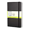 Moleskine Classic Hard Cover Notebook, 5" x 8-1/4", Unruled, 240 Pages, Black