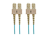 Belkin Fiber Optic Patch Cable - SC Male - SC Male - 9.84ft - Aqua