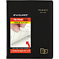 AT-A-GLANCE® Recycled Academic 2025-2026 Weekly Monthly Appointment Book Planner, Black, Large, 8 1/4" x 11" 1 thumbnail image