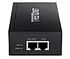 TRENDnet Gigabit Ultra PoE+ Injector, Supplies PoE (15.4W), PoE+(30W) Or Ultra PoE(60W), Network A PoE Device Up To 100m(328 ft), Supports IEEE 802.3af,802.at,Ultra PoE, Plug & Play, Black, TPE-117GI - Gigabit Ultra PoE+ Injector