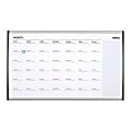 Quartet® ARC™ Magnetic Dry-Erase Calendar For Cubicles, 18" x 30", Aluminum Frame With Silver Finish