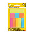 Post-it Combo Pack, 3 in. x 4 in. 1 Pad 50 sheets Notes, 1 in. x 3 in. 3 Pads 50 sheets and 0.5 in. x 2 in. 5 Pads 50 sheets. Pagemarkers