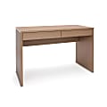 Essentials By OFM 2-Drawer Solid Panel Desk, Harvest 1 thumbnail image