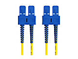 Belkin - Patch cable - SC/PC single-mode (M) to SC/PC single-mode (M) - 10 m - fiber optic - 8.3 / 125 micron - OS1 - yellow 1 thumbnail image